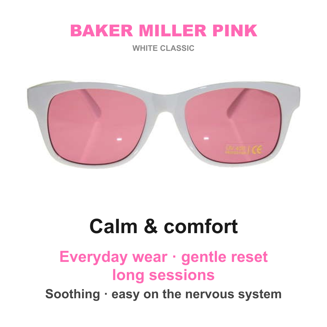 White Classic baker miller pink